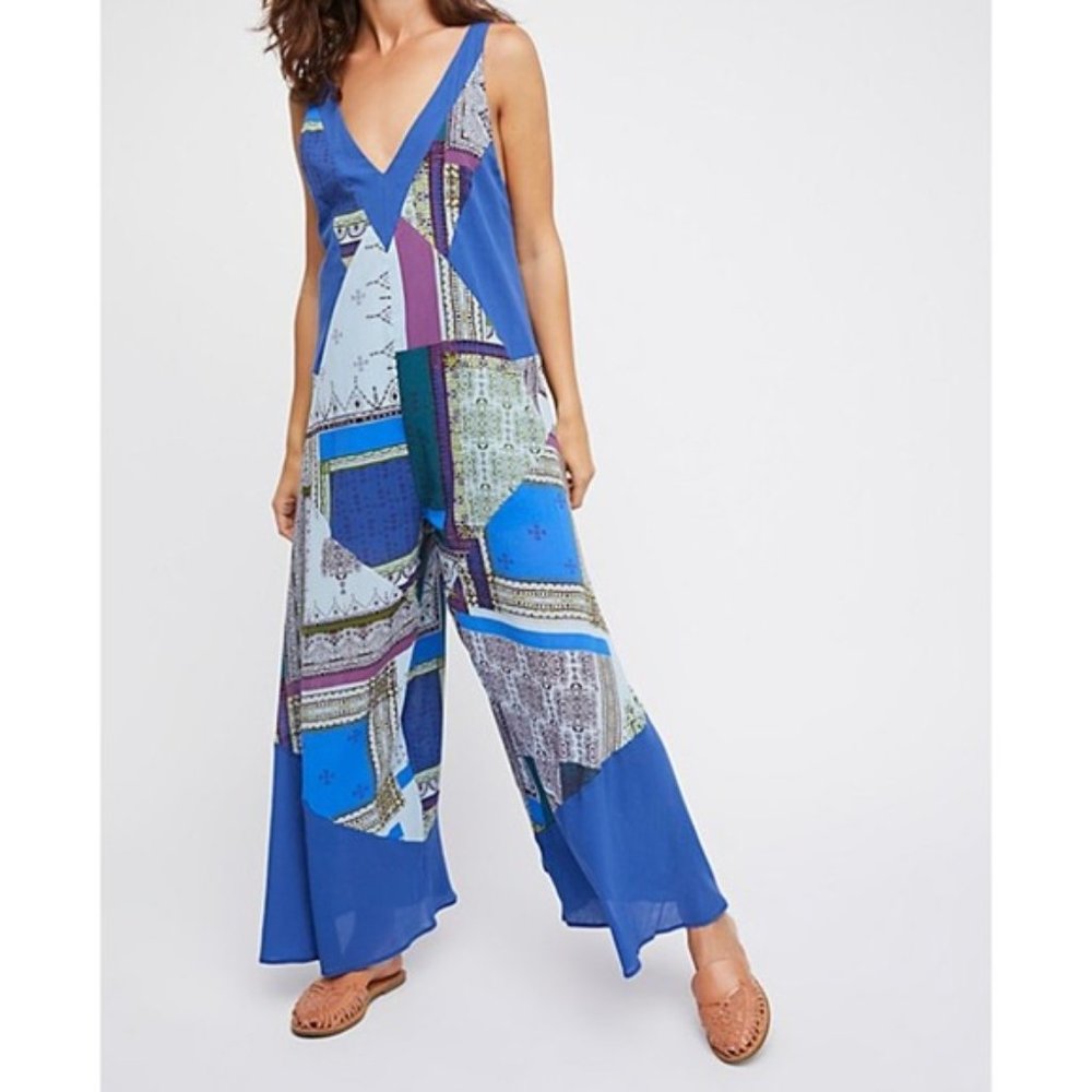 Free people All patched up jumpsuit - Picture 8 of 8